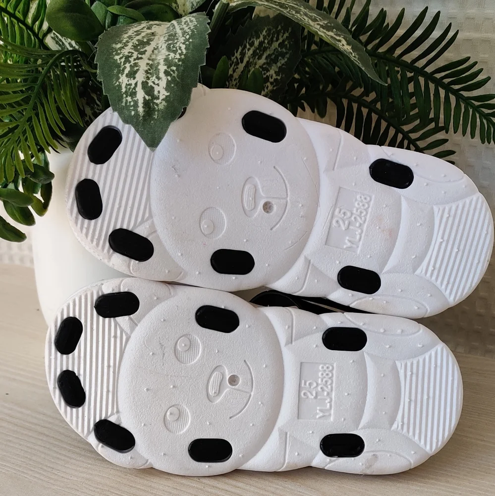 Baby Girls 3d Flower Black Closed Toe Ankle Strap Sandals Toddler 8.5